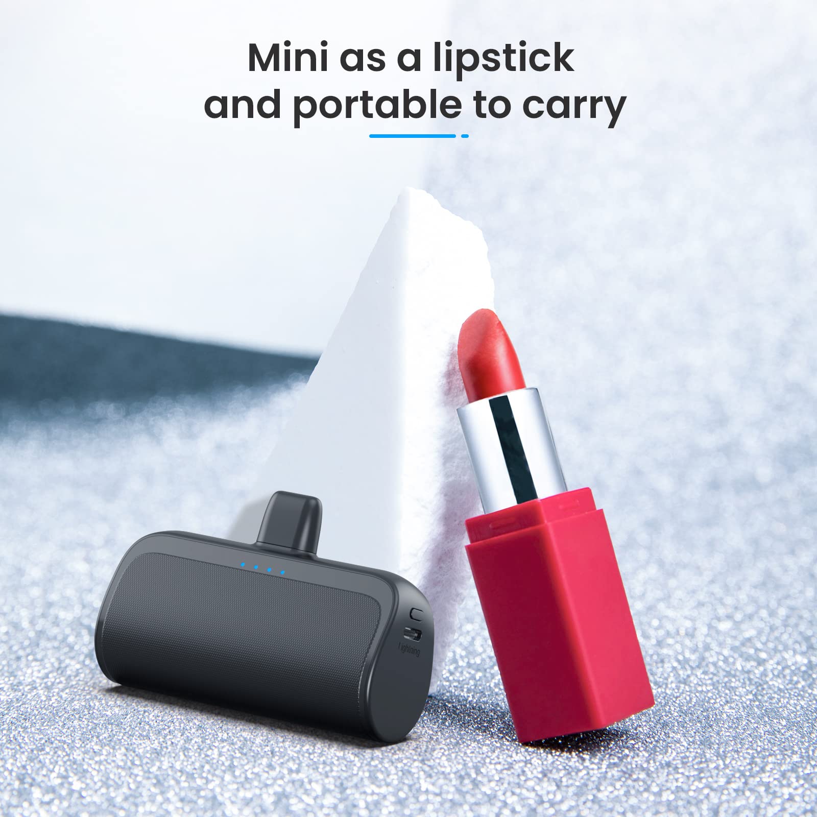 Charger Power Bank For Iphone,5200Mah Portable Phone Charger, Ultra-Compact Pd F