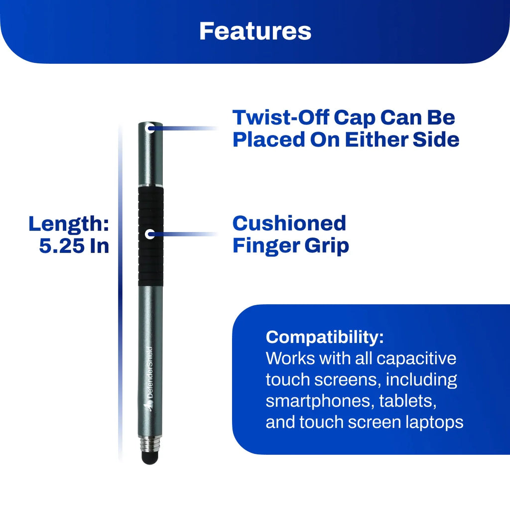 Dual-Sided Stylus Touch Screen Pen